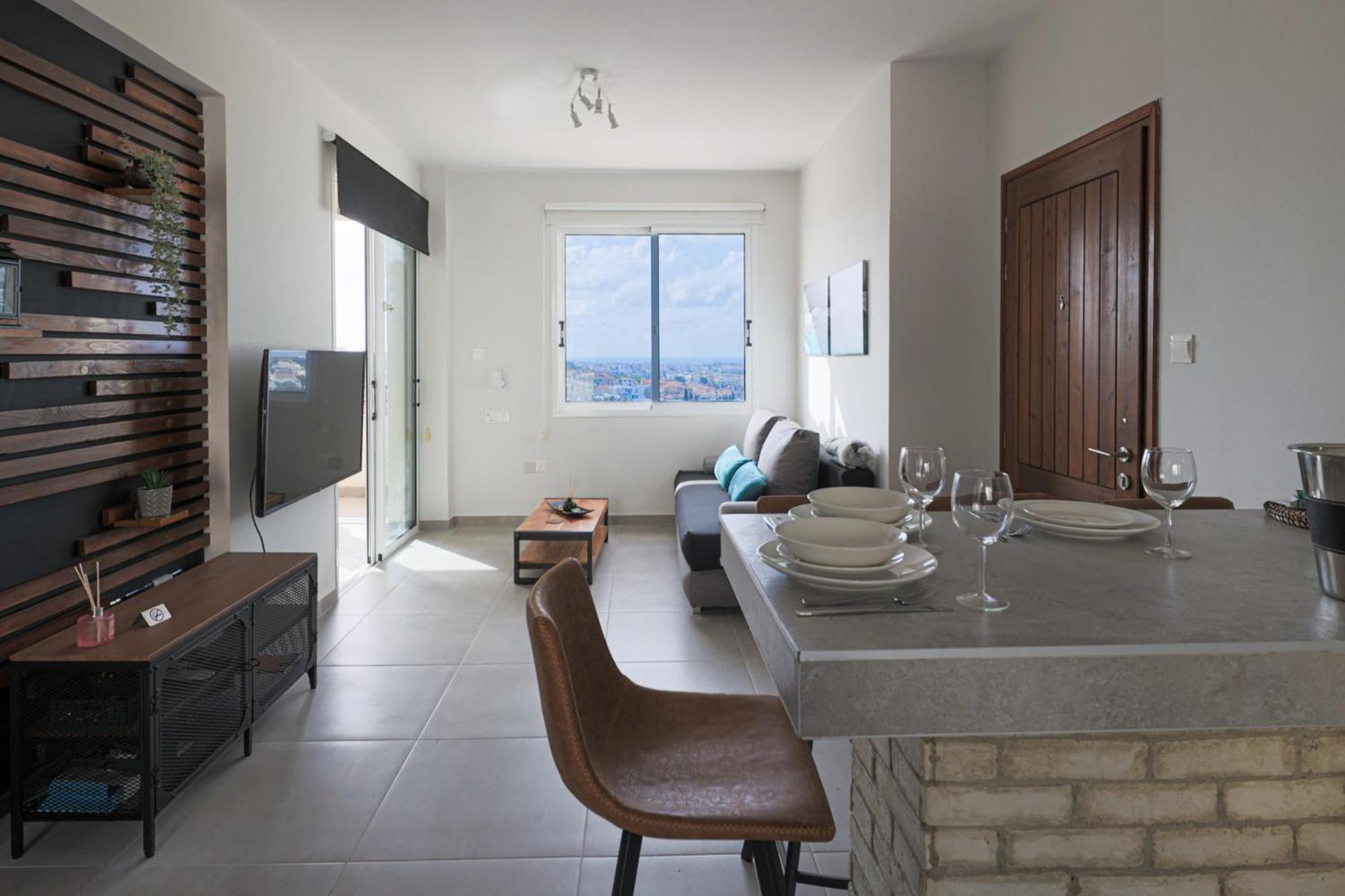 Eden Blue-Horizon 1B, Paphos, Sea View, Pool Leilighet Konia Eksteriør bilde