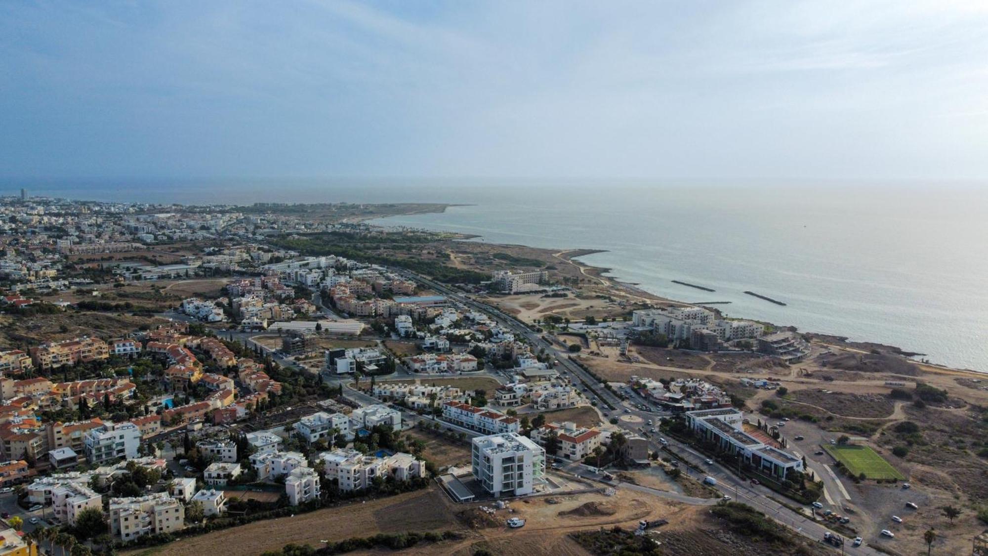 Eden Blue-Horizon 1B, Paphos, Sea View, Pool Leilighet Konia Eksteriør bilde