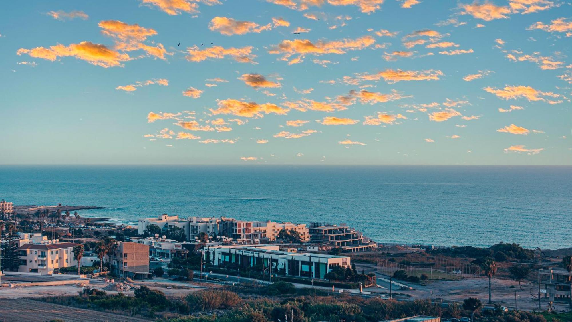 Eden Blue-Horizon 1B, Paphos, Sea View, Pool Leilighet Konia Eksteriør bilde